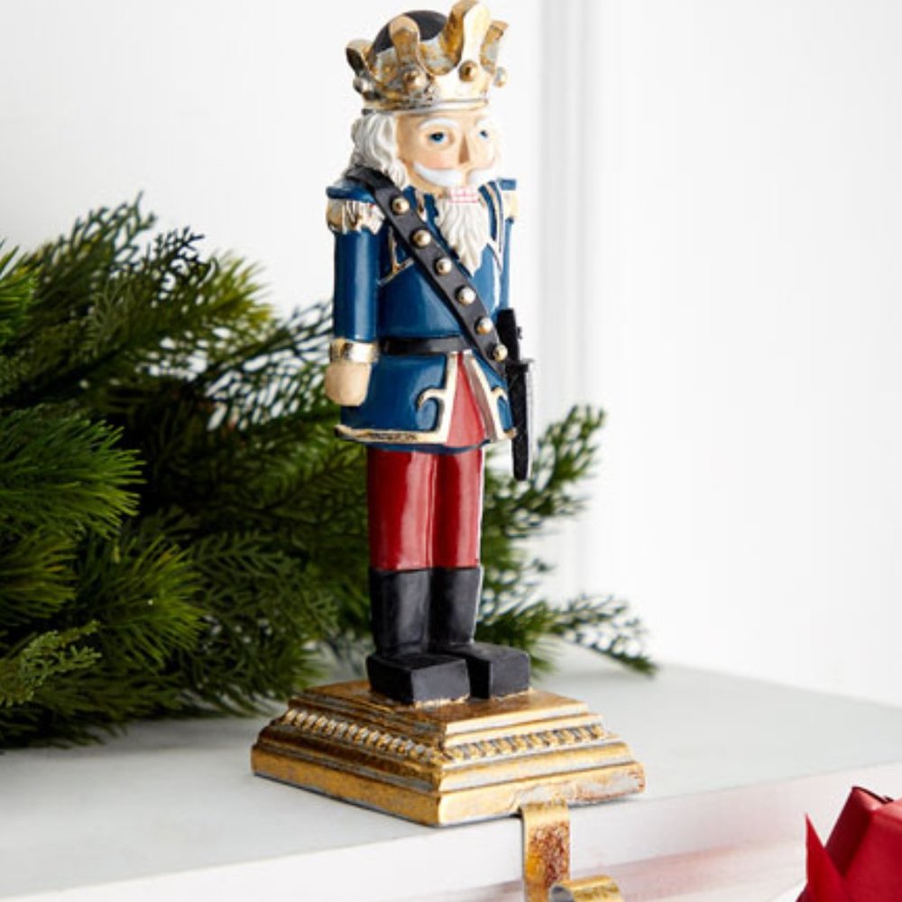 King Nutcracker Stocking Holder - Picture 1 of 2